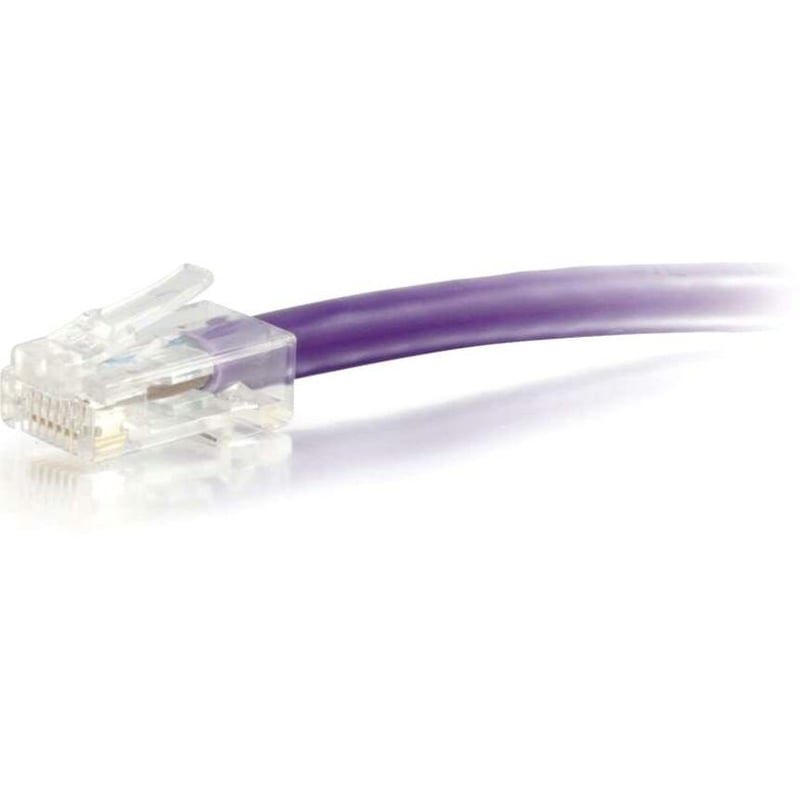 C2G 20 ft Cat6 Non Booted UTP Unshielded Network Patch Cable - Purple - Thumbnail 3
