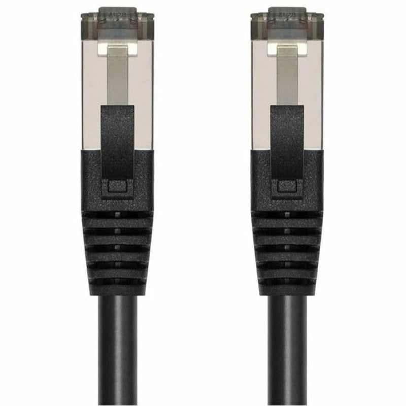 MONOPRICE CAT8 25FT BLACK PATCH CABLE DOUBLE SHIELDED (S/FTP) 28AWG 2GHZ 40G PUR - Thumbnail 2
