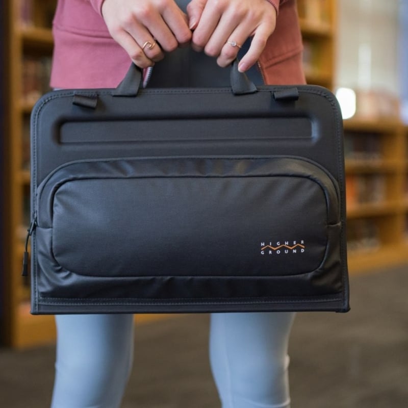 Higher Ground Datakeeper Plus CS DKPL011GRYCS Carrying Case for 11" Notebook, Chromebook - Thumbnail 3
