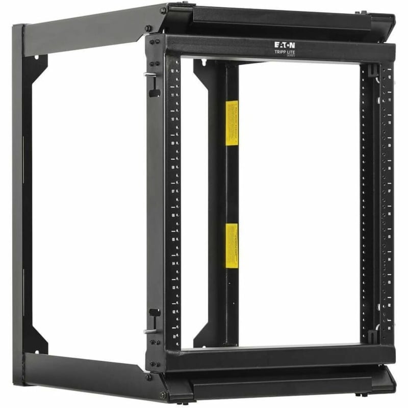 Tripp Lite by Eaton SmartRack 12U Wall-Mount 2-Post Open Frame Rack Hinged Front Heavy Duty - Thumbnail 1