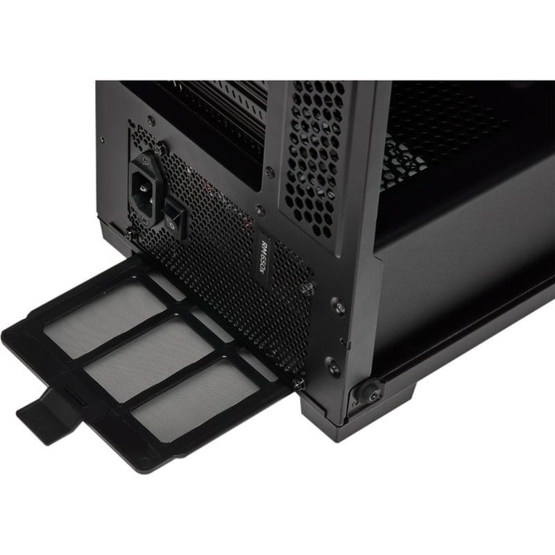 Corsair iCUE 220T RGB Airflow Tempered Glass Mid-Tower Smart Case - Black - Thumbnail 2