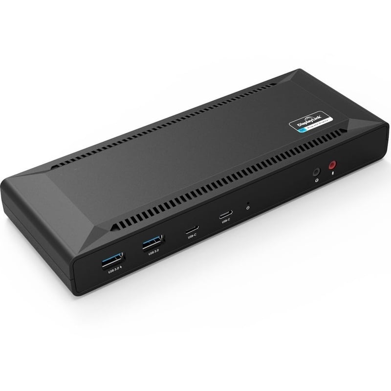 4XEM Slim USB-C Dual 4K with Power Delivery Universal Docking Station - Thumbnail 1