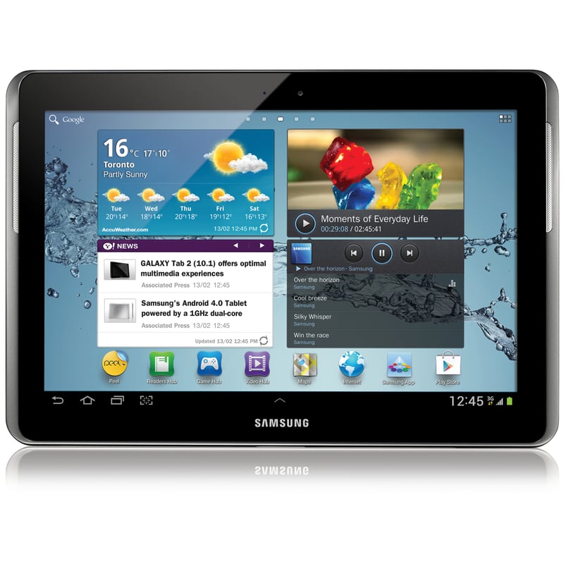Samsung Galaxy Tab 2 GT-P5113 Tablet - 10.1" WXGA - 1 GB - 16 GB Storage - Android 4.1 Jelly Bean - Titanium Silver - Thumbnail 1