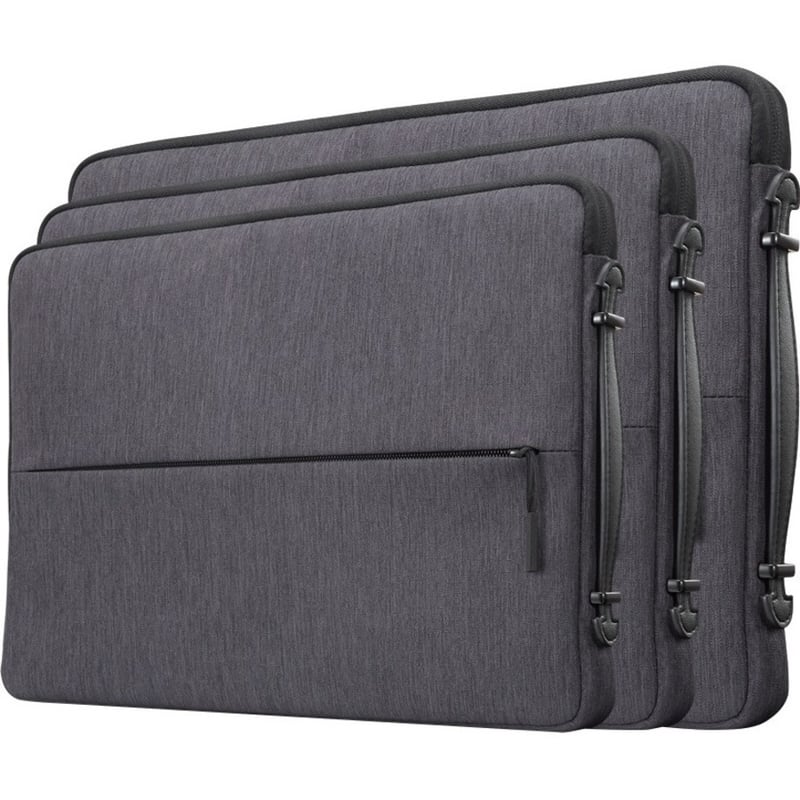 Lenovo Urban Carrying Case (Sleeve) for 13" Notebook, Power Bank, Mouse, Accessories - Charcoal Gray - Thumbnail 3