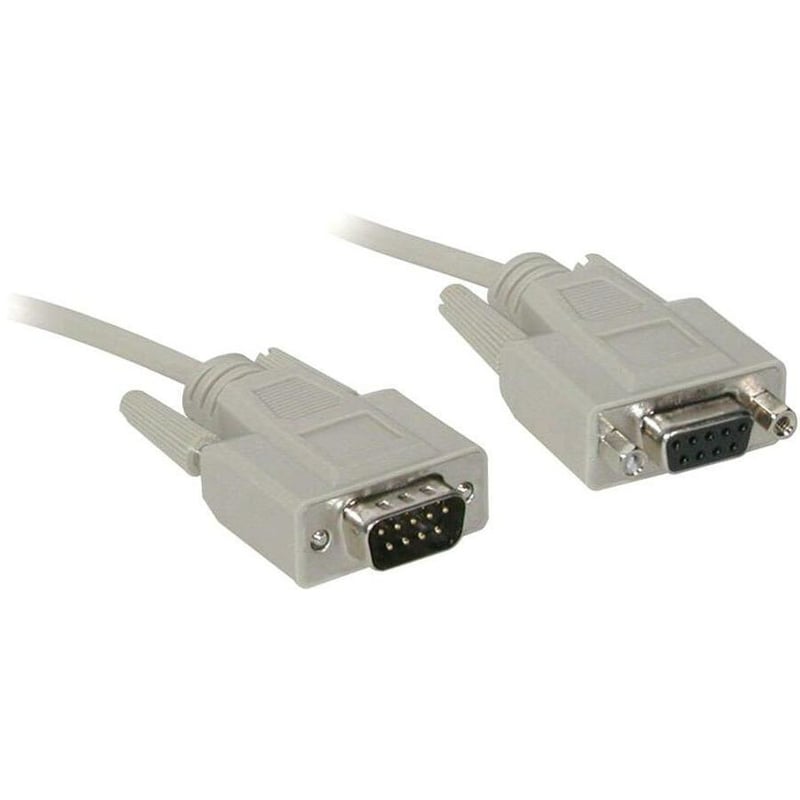 C2G 6ft DB9 M/F Extension Cable - Beige - Thumbnail 1