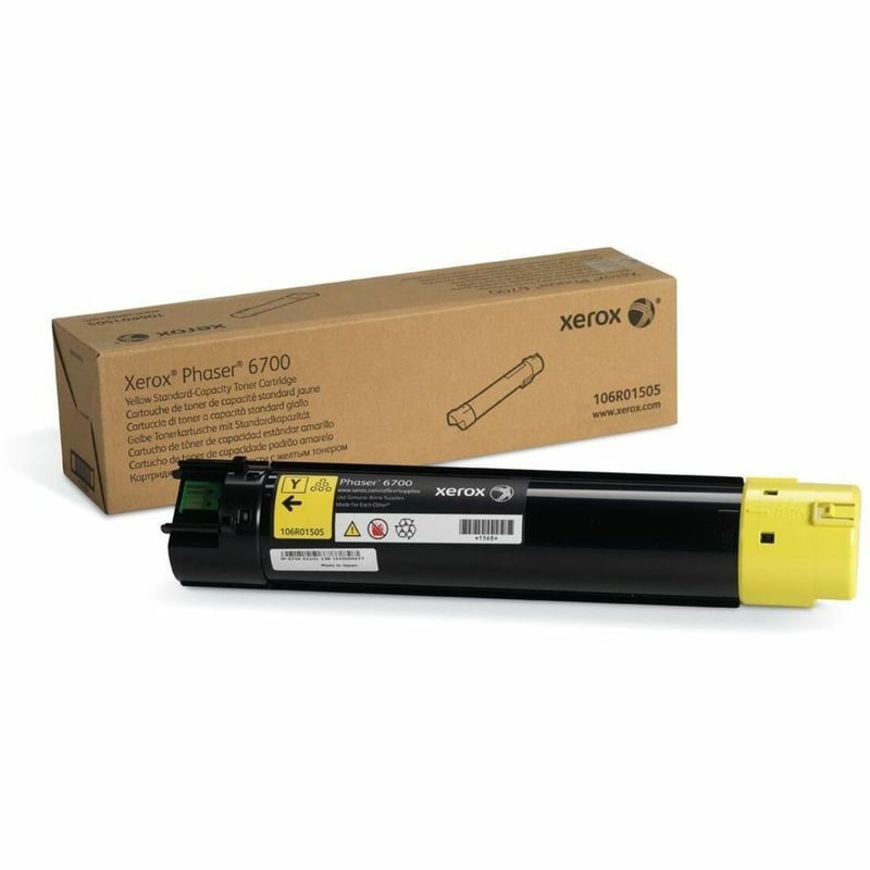 Xerox Genuine Phaser™ 6700 Yellow Standard capacity Toner Cartridge (5000 Pages) - 106R01505 - Thumbnail 1