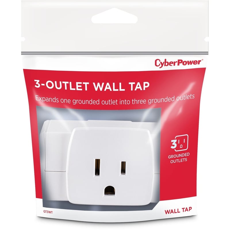 CyberPower GT3WT 3 Sided Outlet Adapter - Thumbnail 2