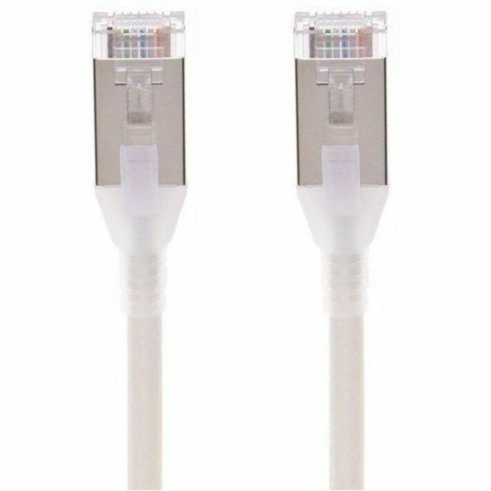 MONOPRICE SLIMRUN CAT6A ETHERNET PATCH CABLE - SNAGLESS_ DOUBLE SHIELDED_ COMPON - Thumbnail 2