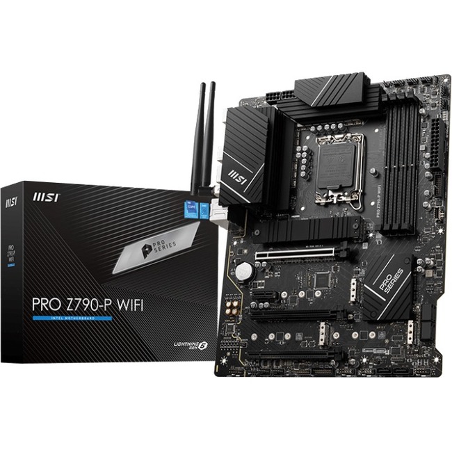 MSI Z790-P WIFI Desktop Motherboard - Intel Z790 Chipset - Socket LGA-1700 - ATX - Thumbnail 1