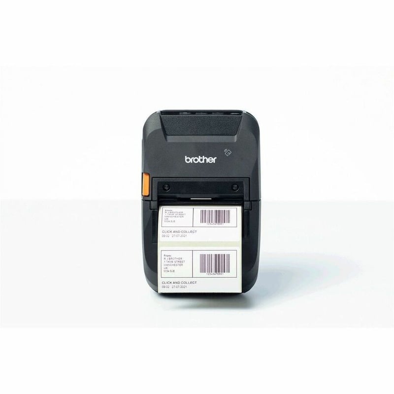 Brother RuggedJet RJ-3250WB-L Mobile Direct Thermal Printer - Monochrome - Portable - Label/Receipt Print - Ethernet - USB - Bluetooth - Wireless LAN - Black - Thumbnail 5