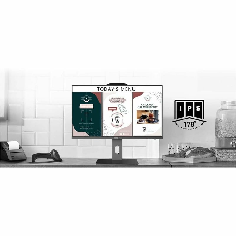 MSI PRO AP272P 14M-603US All-in-One Computer - Intel Core i5 - 8 GB RAM - 1 TB SSD - 27" Full HD 1920 x 1080 - Desktop - Black - Thumbnail 4