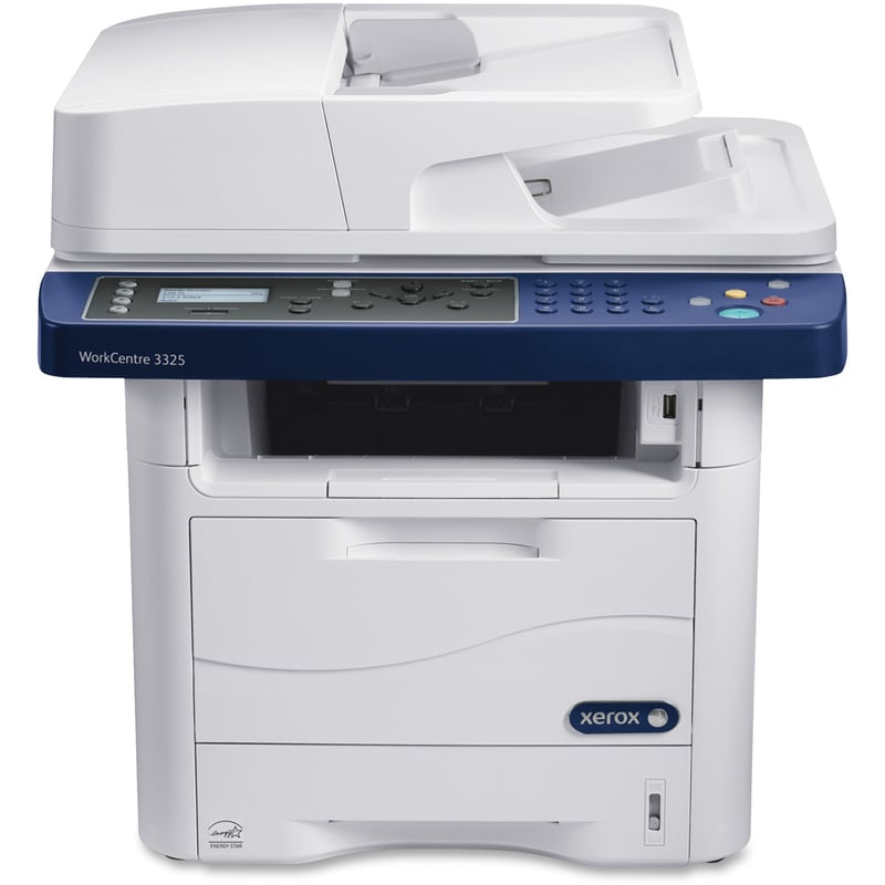 Xerox WorkCentre 3325/DNI Wireless Laser Multifunction Printer - Monochrome - Thumbnail 1