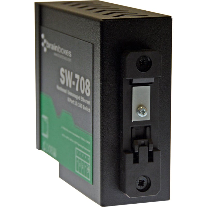 Brainboxes Hardened Industrial Ethernet 8 Port Switch DIN Rail Mountable - Thumbnail 5