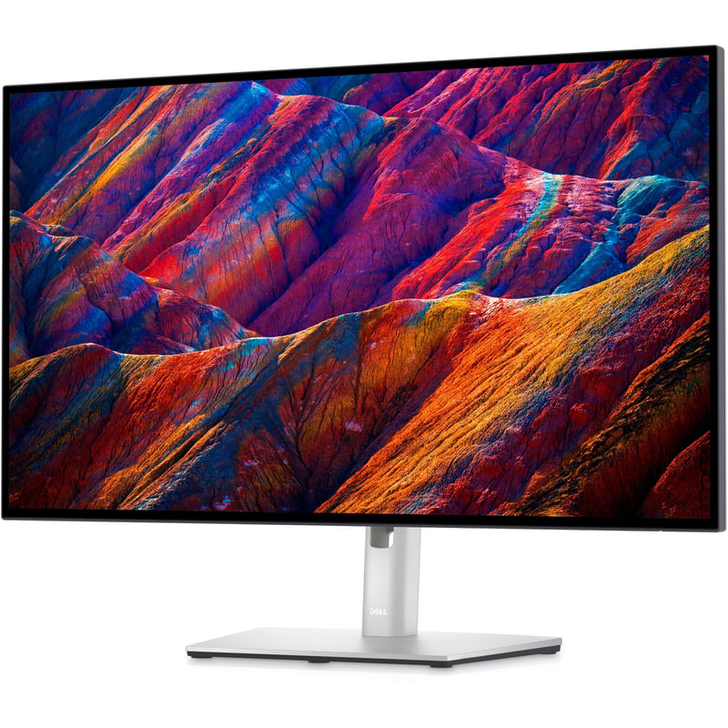 Dell UltraSharp U2723QE 27" Class 4K UHD LCD Monitor - 16:9 - Black, Silver - Thumbnail 1