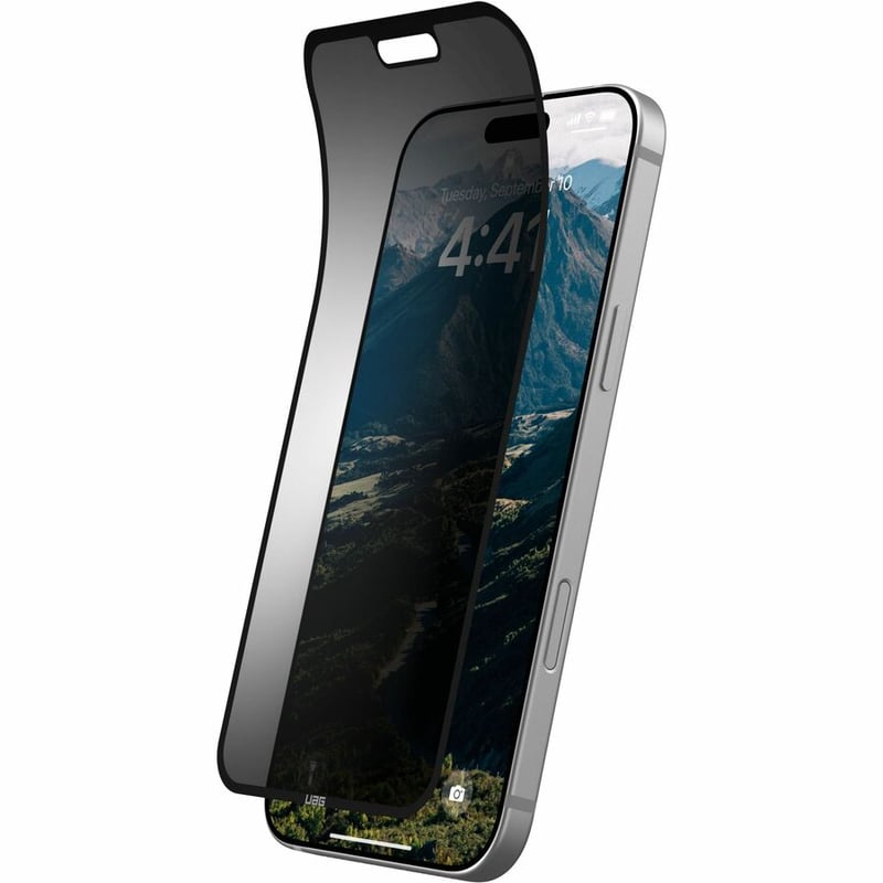 Urban Armor Gear Removable and Reusable Privacy Screen For iPhone 16 Pro Max - Tint Tinted