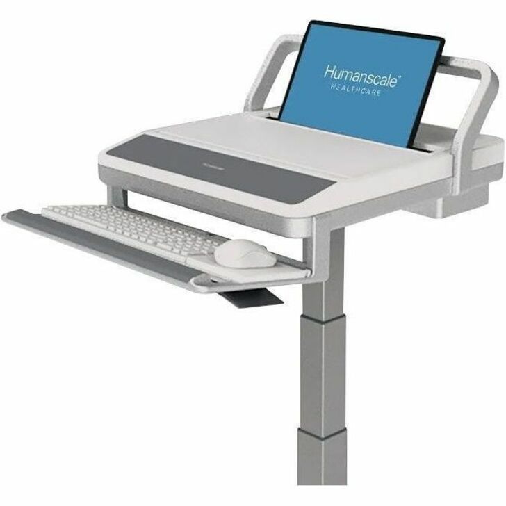 Capsa Healthcare - T7 Non-Powered Cart (T75-N-2P00010) - Non-Powered Mobile Computing Cart - No Power System - Manual Lift - No Battery - Thumbnail 5