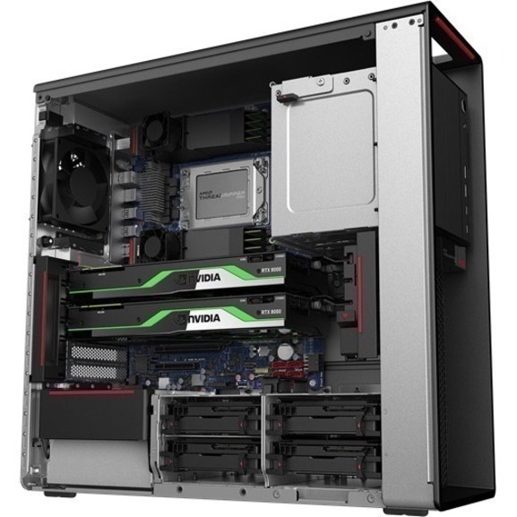 Lenovo ThinkStation P620 30E00109US Workstation - 1 Ryzen Threadripper PRO 5975WX - 64 GB - 2 TB SSD - Tower - Thumbnail 4