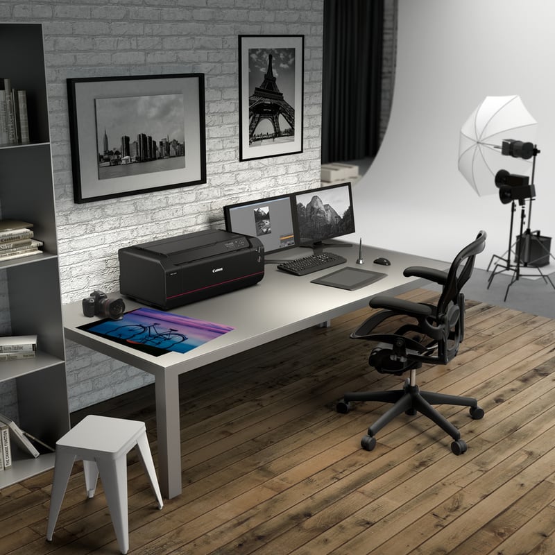 Canon imagePROGRAF PRO-1000 Desktop Inkjet Printer - Color - Thumbnail 3