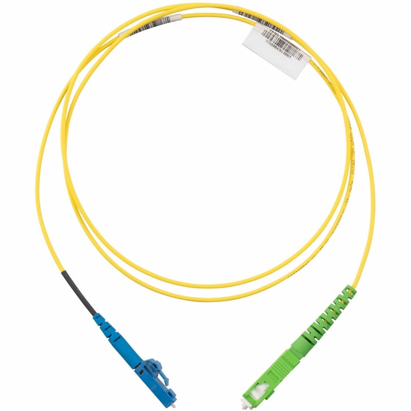 Panduit OS2 1f 1.6mm PC LSZH LC Simplex to SC/APC Std Polarity Std IL 2m - Thumbnail 1