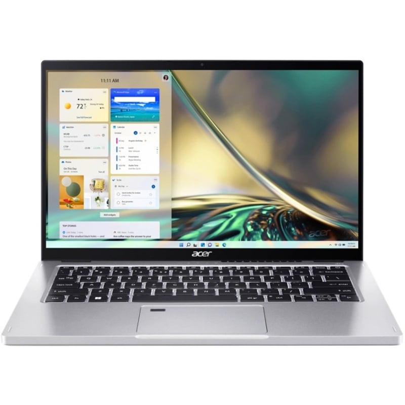 Acer Spin 3 SP314-55N SP314-55N-510G 14" Touchscreen Convertible 2 in 1 Notebook - Full HD - 1920 x 1080 - Intel Core i5 12th Gen i5-1235U Deca-core (10 Core) 1.30 GHz - 8 GB Total RAM - 512 GB SSD - Pure Silver - Thumbnail 5