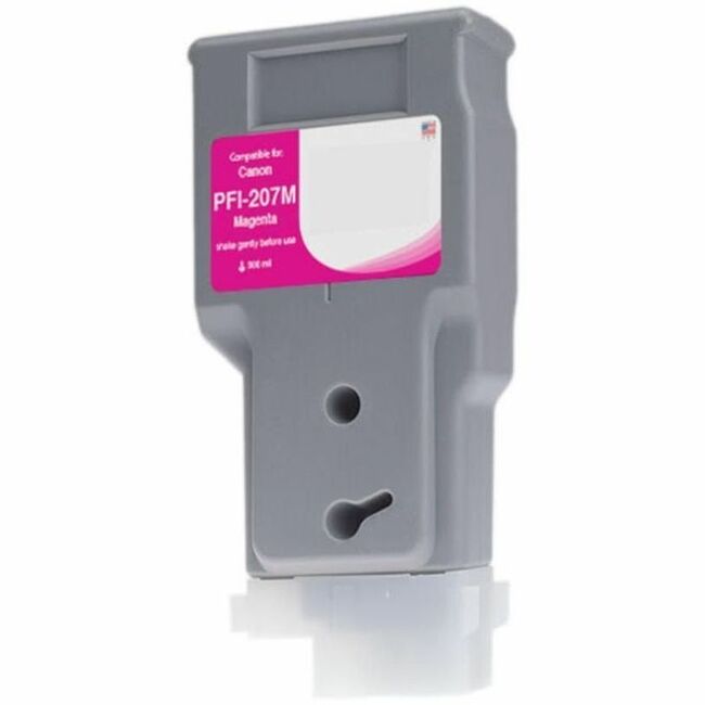 WF Non-OEM New Magenta Wide Format Ink Cartridge for Canon PFI-207 (8791B001AA) - Thumbnail 1