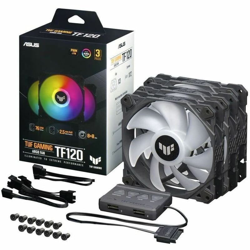 TUF GAMING TF120 ARGB NEW 120MM UNIT DESIGNED - Thumbnail 1