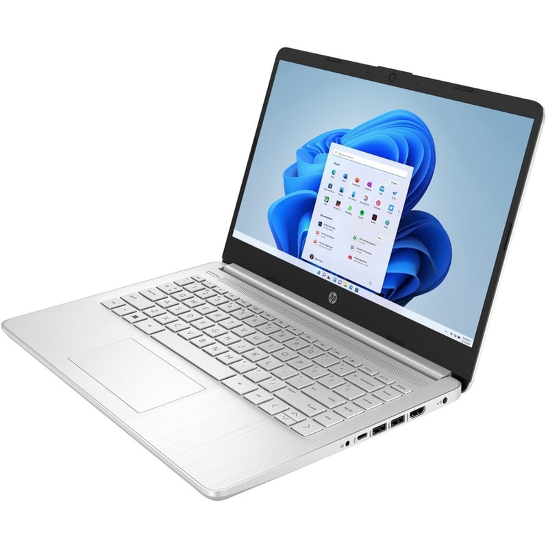 HP Pavilion 14-fq1078nr 14" Notebook - HD - AMD Ryzen 7 5700U - 8 GB - 256 GB SSD - English Keyboard - Natural Silver - Thumbnail 2