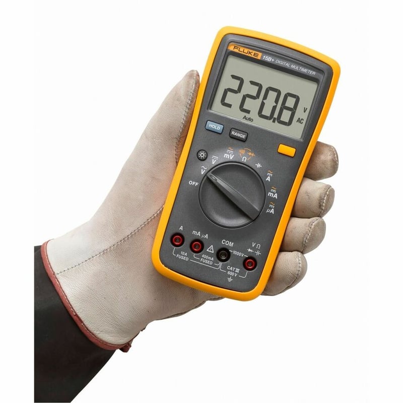 FLUKE-15B+ ESPDASIC DMM FOR ESP CAT III - Thumbnail 4