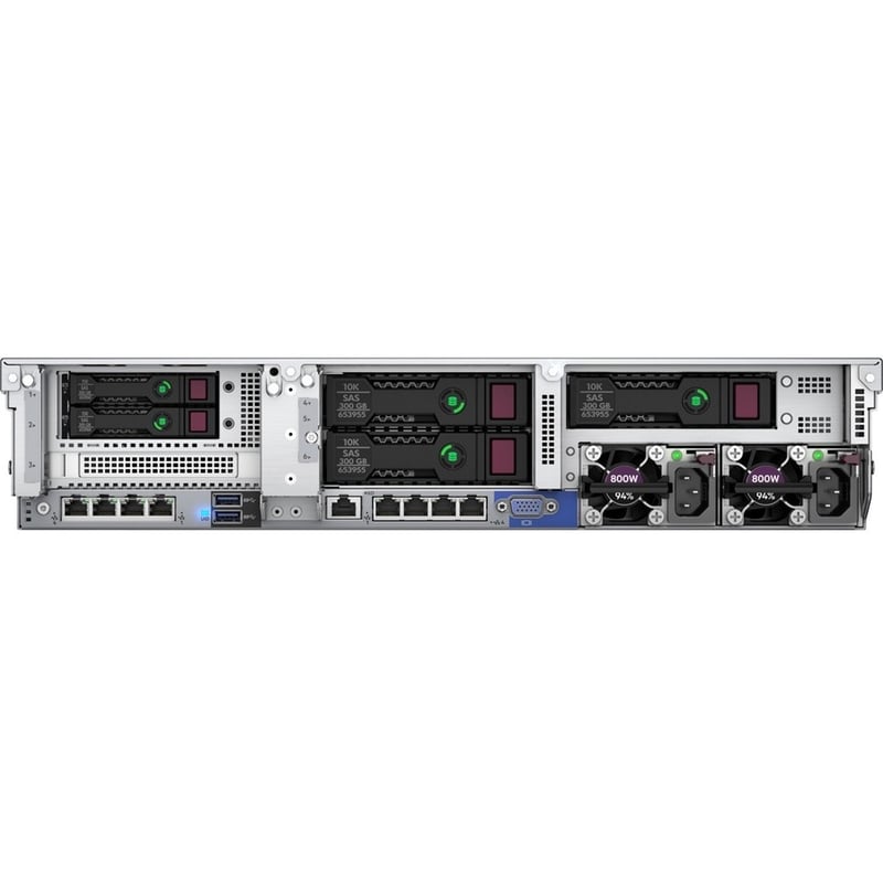 HP DL380 G10 2U GOLD 6226R 32GB RAM 12GB/S SAS 1 X 800 W - Thumbnail 5
