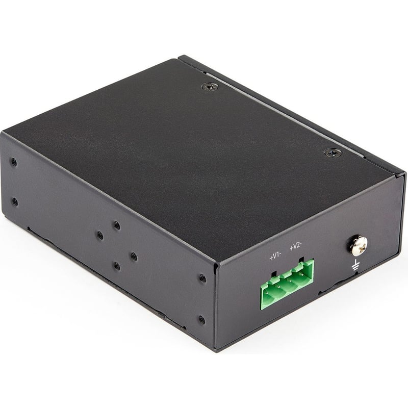 StarTech.com Industrial Gigabit Ethernet PoE Injector 30W 802.3at PoE+ Midspan 48V-56VDC Power Over Ethernet Injector Adapter -40C to +75C - Thumbnail 2