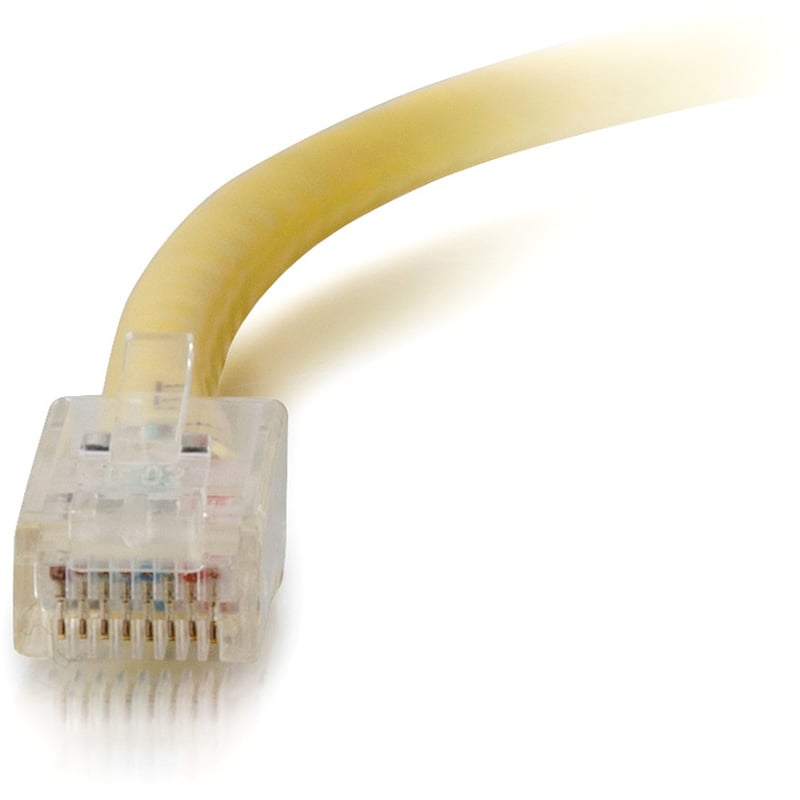 1FT CAT6 YELLOW ASSEMBLED PATCH CABLE - Thumbnail 3
