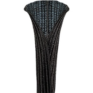 PW BRAID SLEEVE 0.25IN X200FT BLK 1RL