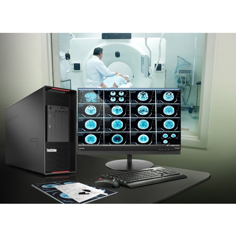 Lenovo ThinkStation P920 30BC007EUS Workstation - 1 Xeon Gold 6226 - vPro Technology - 32 GB - 1 TB SSD - Tower - Thumbnail 4