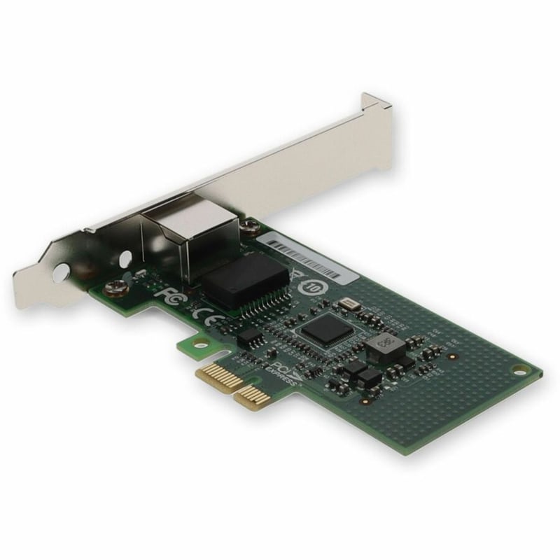 AddOn 10/100/1000Mbs Single RJ-45 Port 100m PCIe 2.0 x1 Network Interface Card - Thumbnail 3
