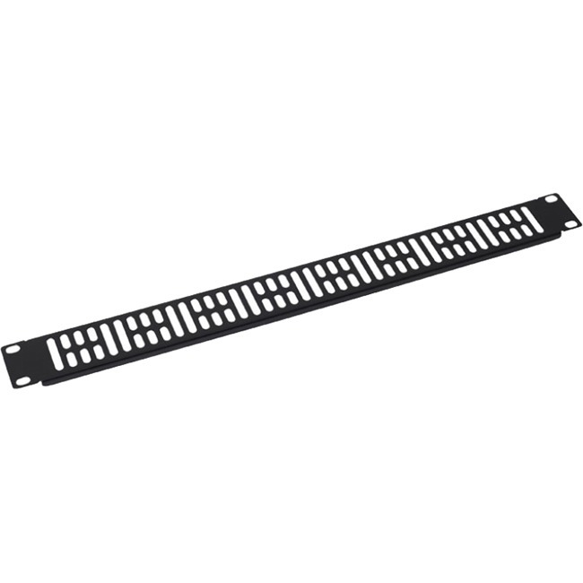 Sanus Component Series 1RU Vented Blank Rack Panel - Black - Thumbnail 1