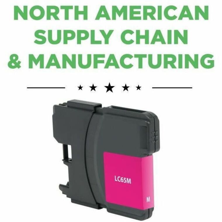 Clover Imaging Remanufactured High Yield Magenta Ink Cartridge for Brother LC65 - Thumbnail 2