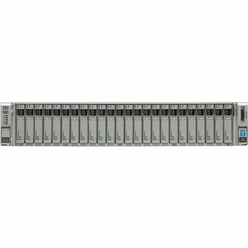 Cisco C240 M4 2U Rack Server - 2 Xeon E5-2620 v4 2.10 GHz - 128 GB RAM - Serial ATA/600 Controller - Thumbnail 3