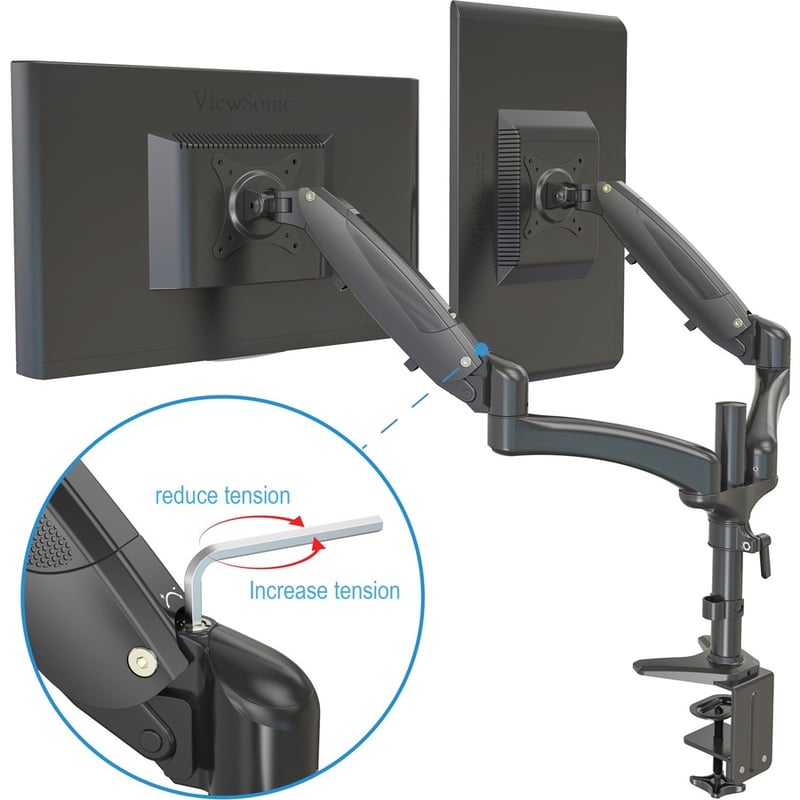 DoubleSight Displays Clamp Mount for Monitor - Thumbnail 3