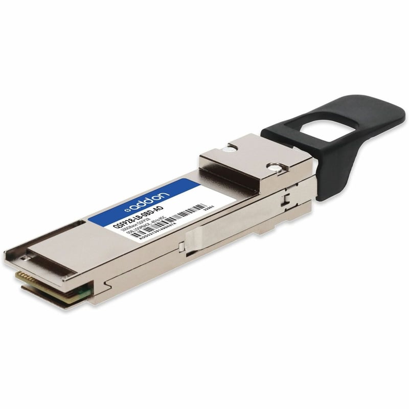 AddOn MSA and TAA 100GBase QSFP28 Loopback Transceiver with 0dB Attenuation, -40 to 85C - Thumbnail 1
