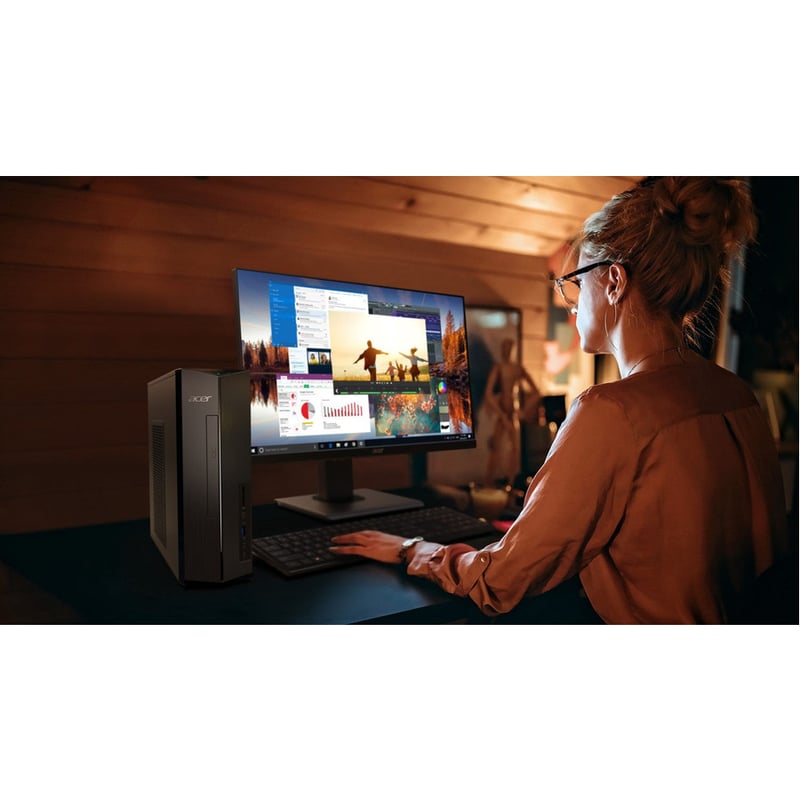 Acer Aspire TC-1780-UA93 Desktop Computer - Intel Core i5 13th Gen i5-13400 Deca-core (10 Core) 1.80 GHz - 16 GB RAM DDR4 SDRAM - 1 TB PCI Express SSD - Thumbnail 5