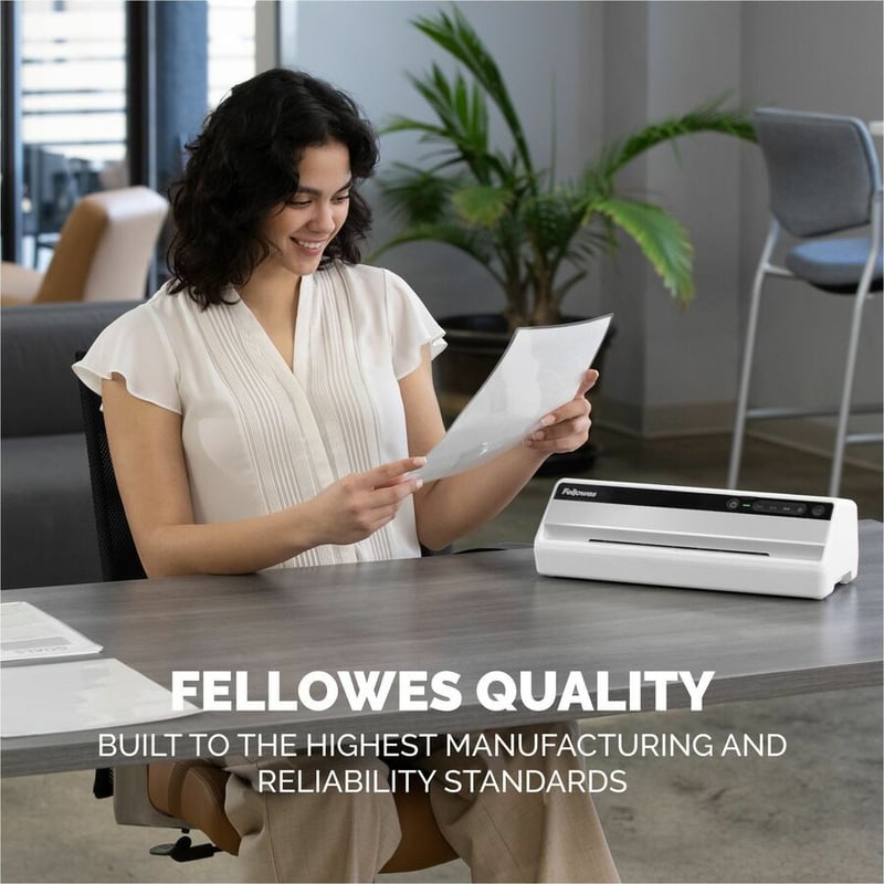 Fellowes Saturn 3i 95 Thermal Laminator Machine for Home or Office with Pouch Starter Kit, 9.5 inch, Fast Warm-Up, Jam-Free Design (5735801) - Thumbnail 5