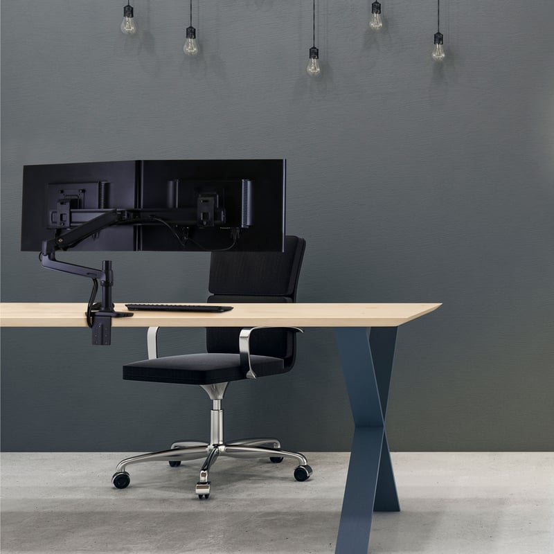 Ergotron Mounting Arm for Monitor - Matte Black - Thumbnail 3