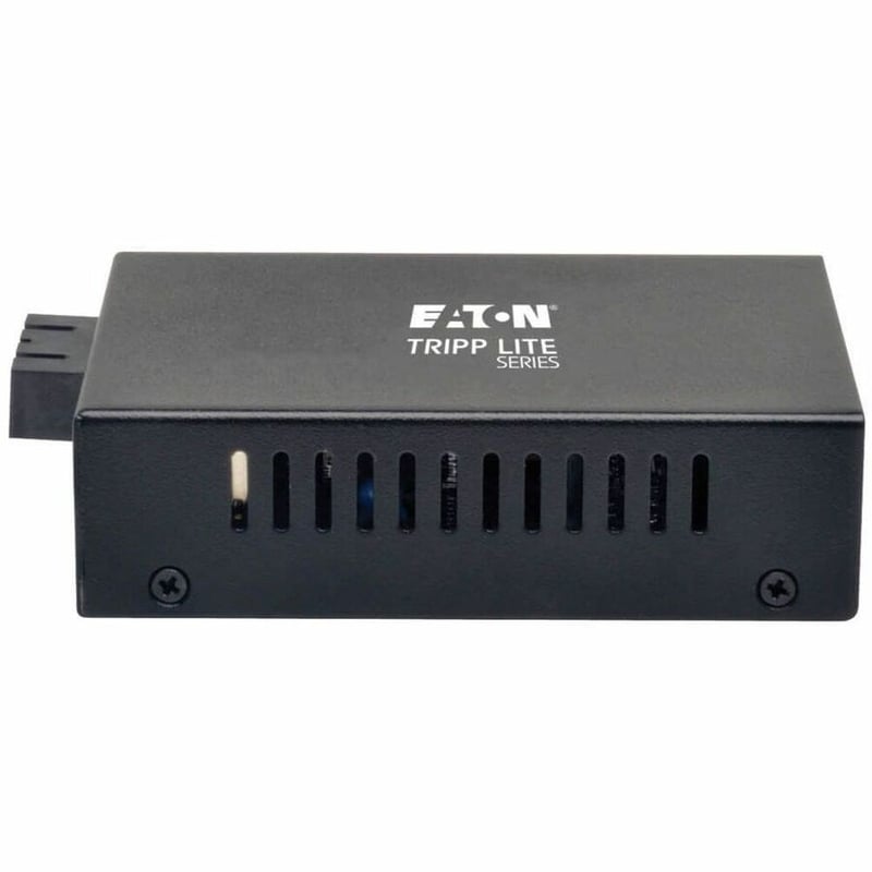 Tripp Lite by Eaton Gigabit Multimode Fiber to Ethernet Media Converter, 10/100/1000 SC, International Power Supply, 850 nm, 550M (1804.46 ft.) - Thumbnail 5
