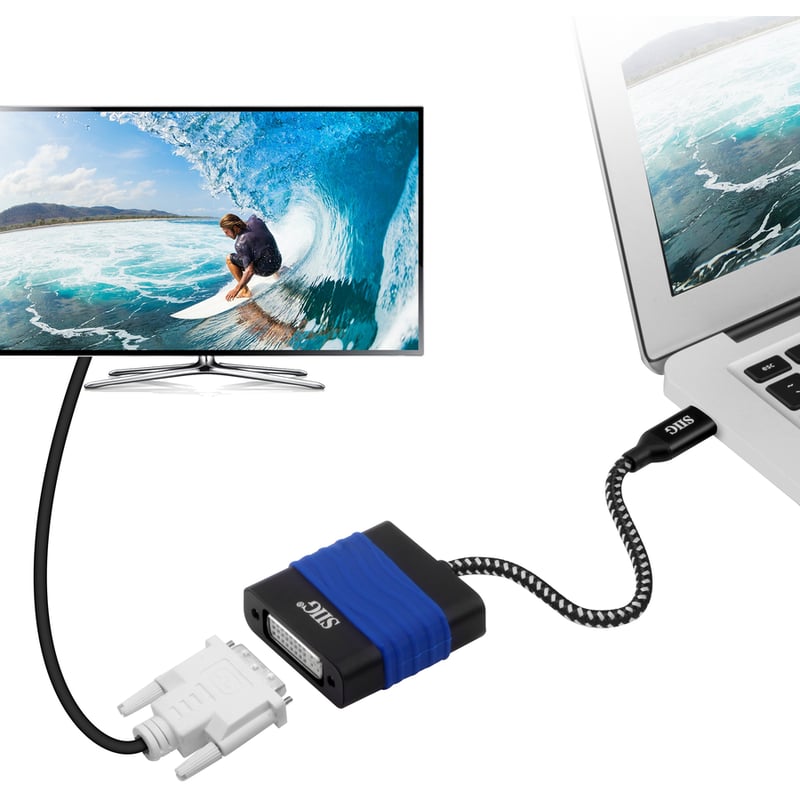 SIIG USB Type-C to DVI Video Cable Adapter - Thumbnail 4
