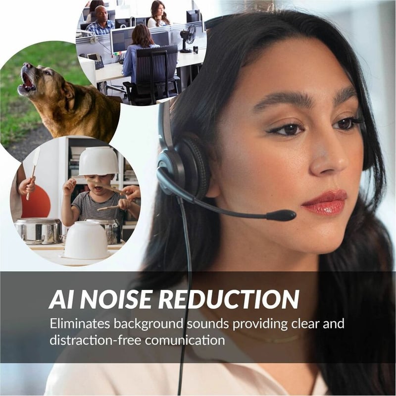 HS STEREO USB AI NC MIC CONTROL POD VOL UP/DOWN MUTE. LED - Thumbnail 4