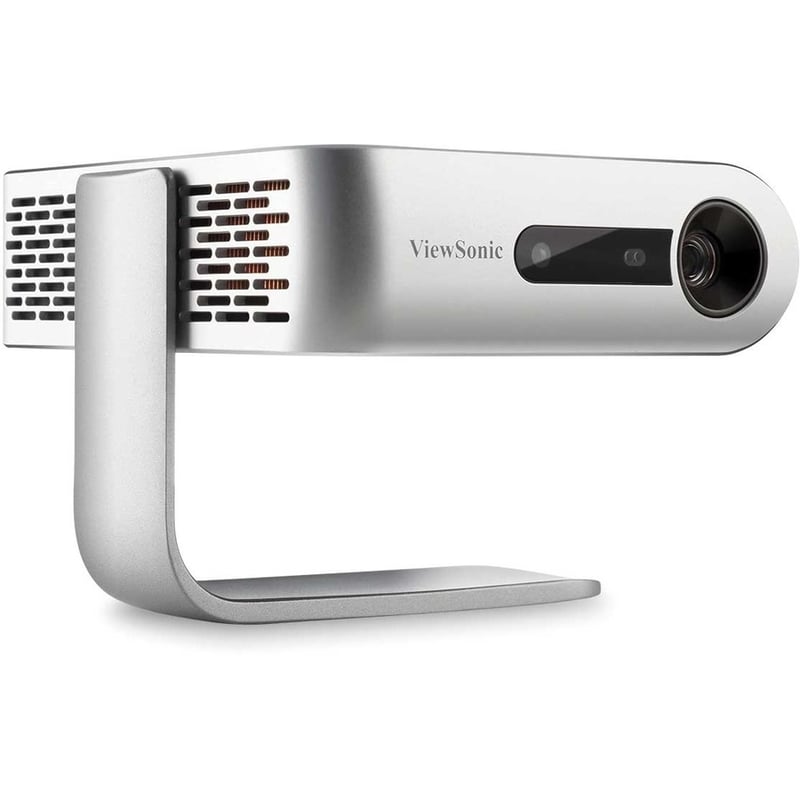 ViewSonic M1+ Portable LED Projector with Auto Keystone, Dual Harman Kardon Bluetooth Speakers and HDMI, USB C, Stream Netflix with Dongle (M1PLUS)