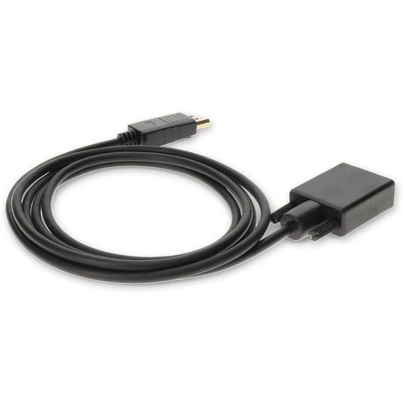 2M M/M DISPLAYPORT/VGA BLACK CABLE 1080P 60HZ - Thumbnail 5