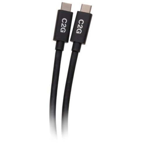 C2G 3.3ft USB-C Male to USB-C Male Cable (20V 5A) - USB4 40Gbps - Thumbnail 3