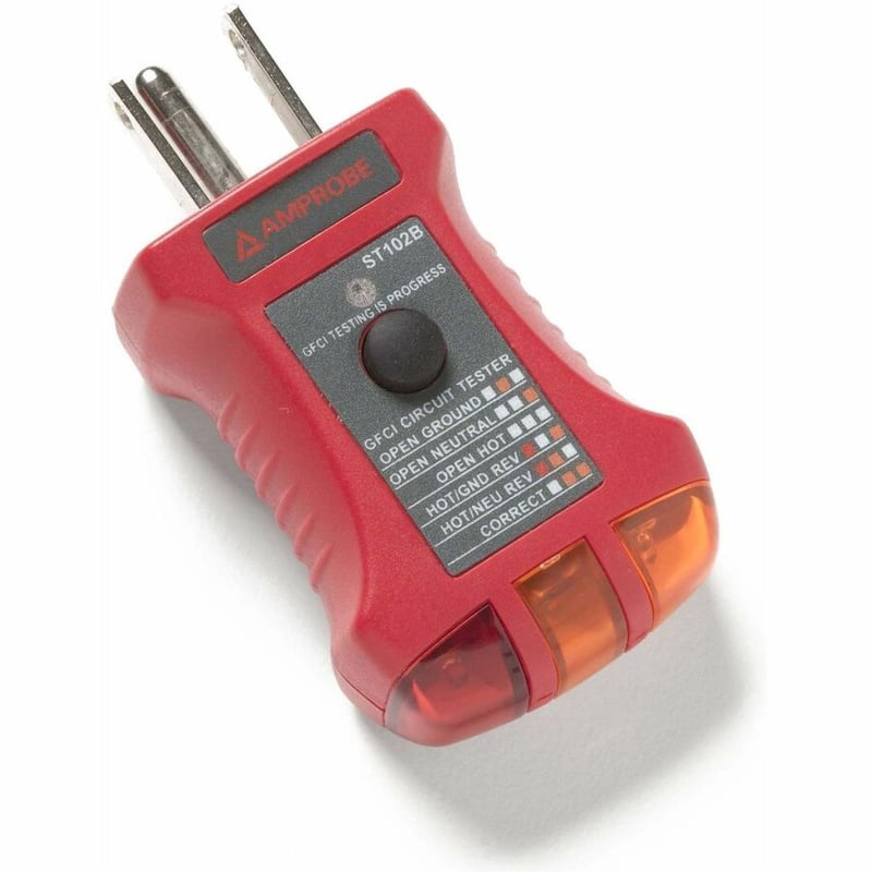 Amprobe ST-102B Receptacle Tester with GFCI - Thumbnail 2