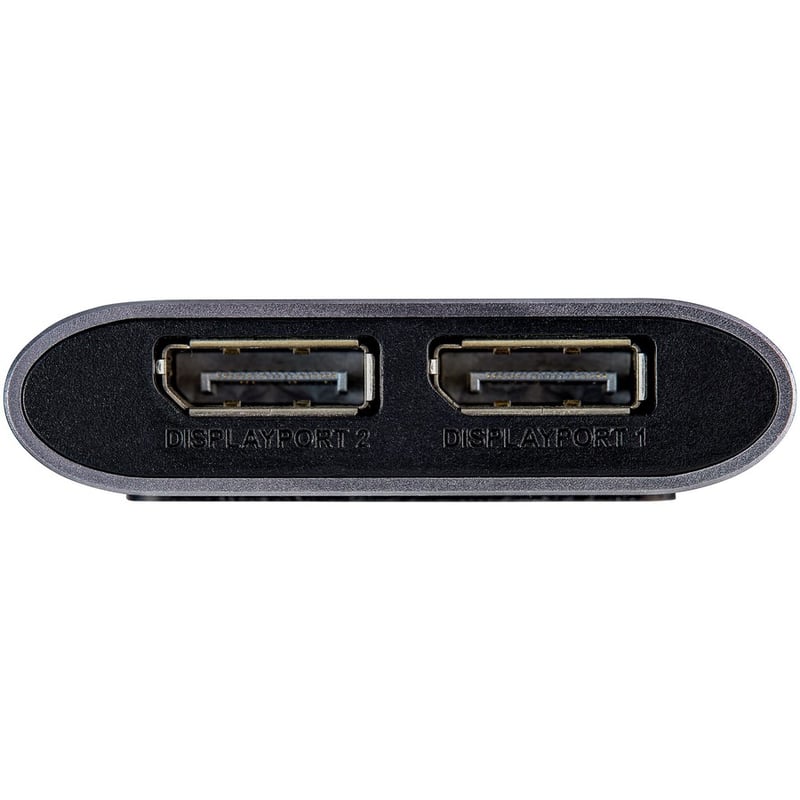 StarTech.com Thunderbolt 3 to Dual DisplayPort Adapter DP 1.4 - Dual 4K 60Hz or Single 8K/5K TB3 to DP Monitor Video Adapter - Mac/Windows - Thumbnail 4
